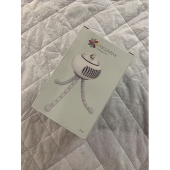 UFO Stroller Folding Fan Rechargeable 4 Speed Bladeless For Baby Outdoor Pink🪭 - Picture 5 of 16